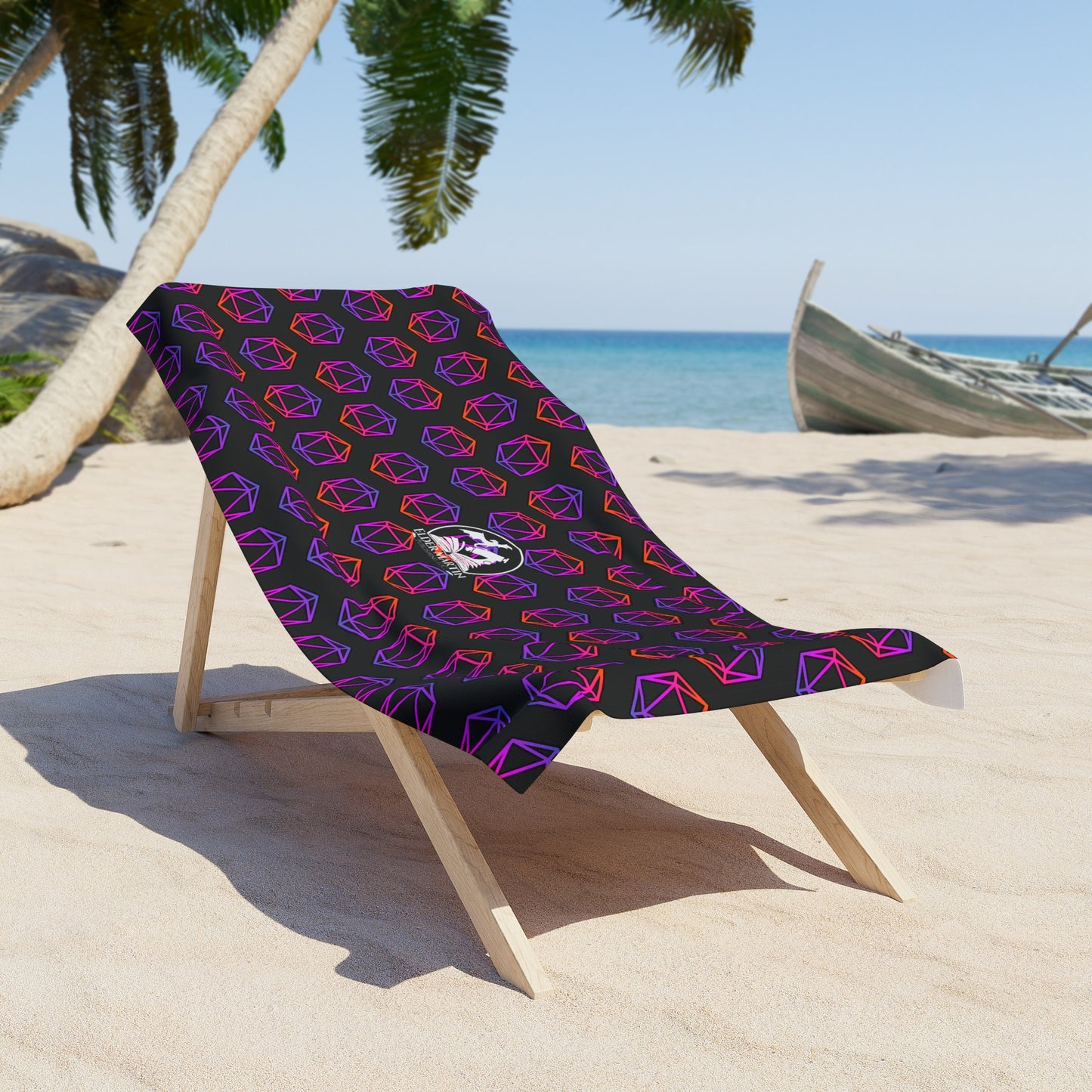 D20 Beach Towel