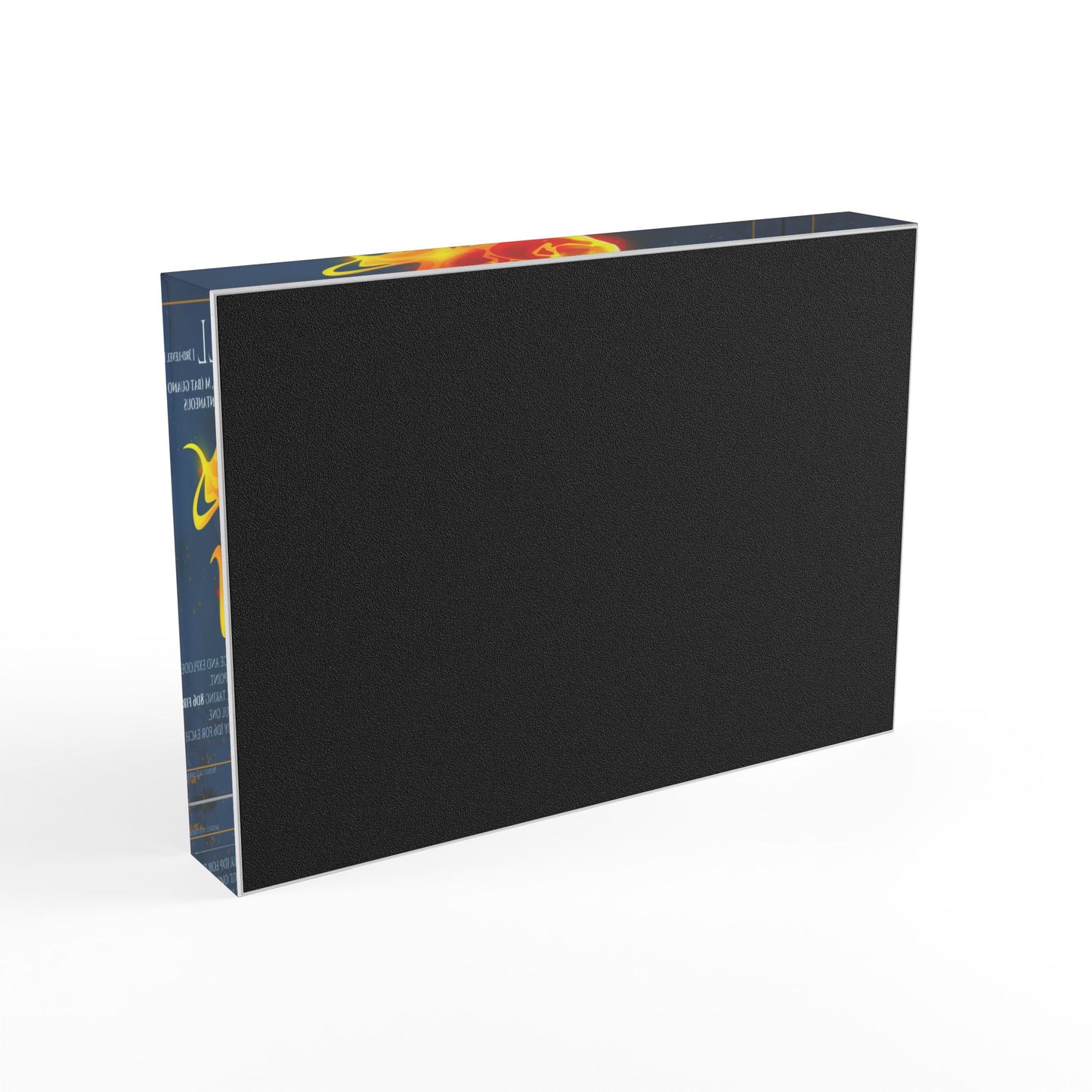 Acrylic Spell Block - FIREBALL - Martial Marble