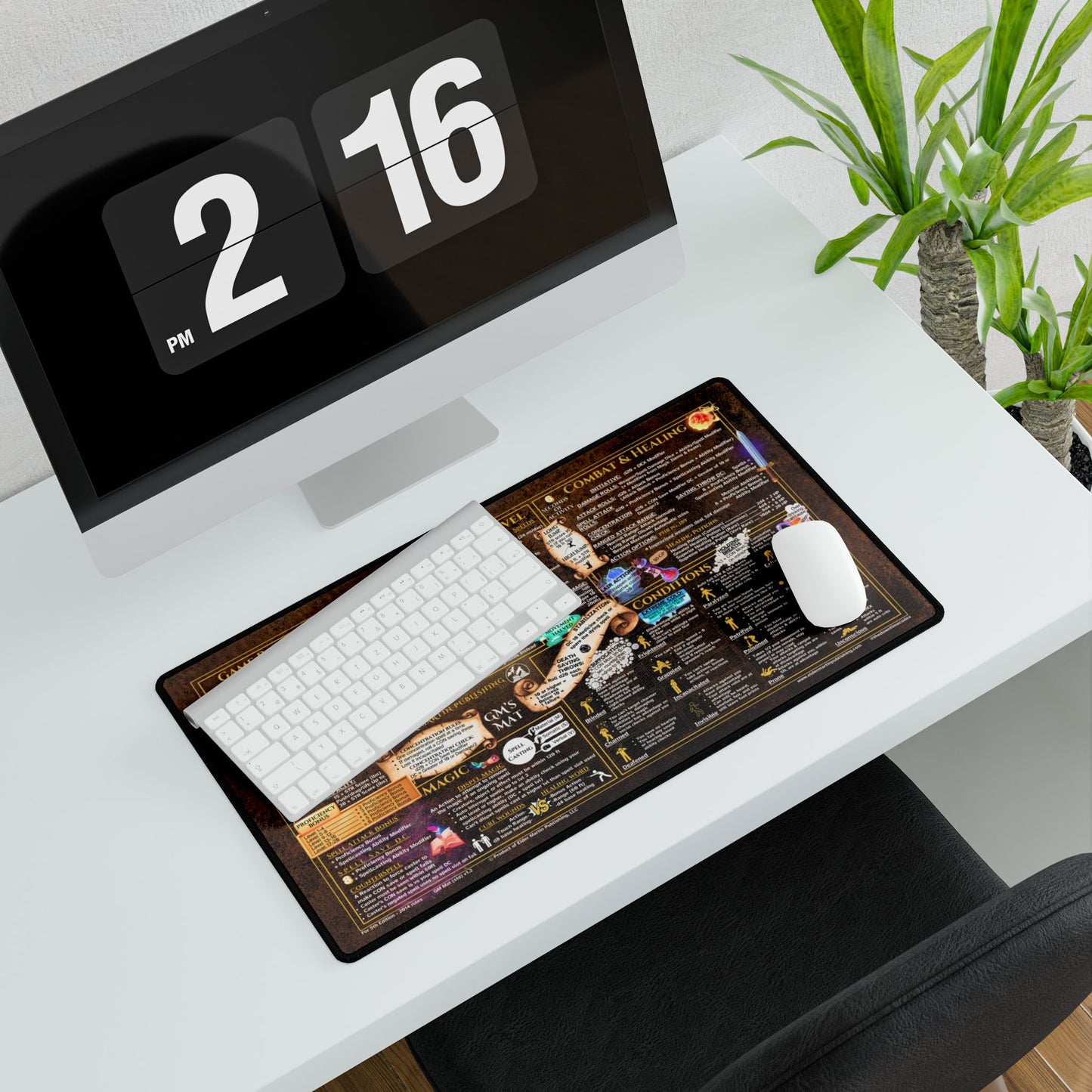 Game Master Deskmat for 5th Edition 2014 Mechanics, standard size, Crafter's Copper
