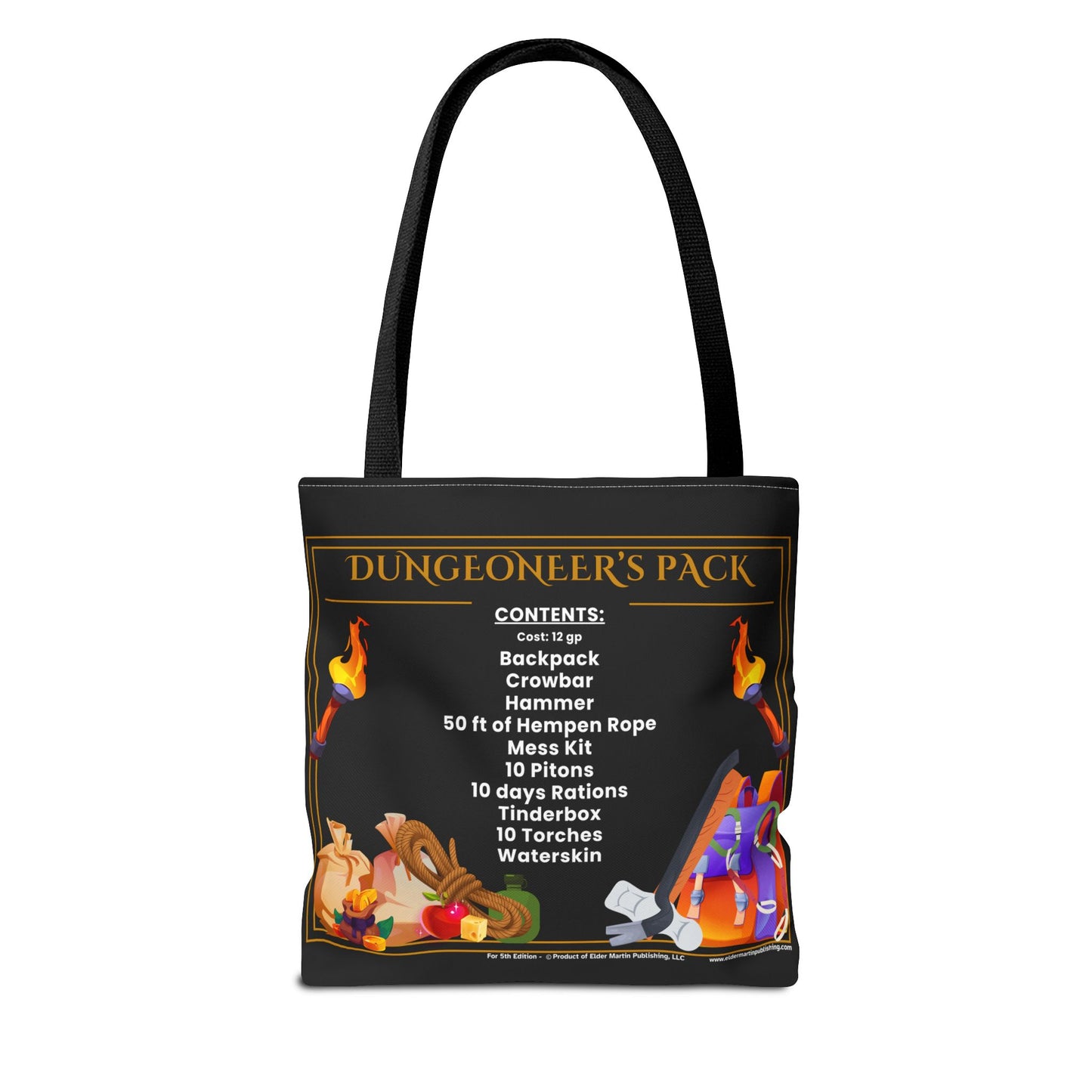 Tote Bag - Dungeoneer's Pack, 5e 2014