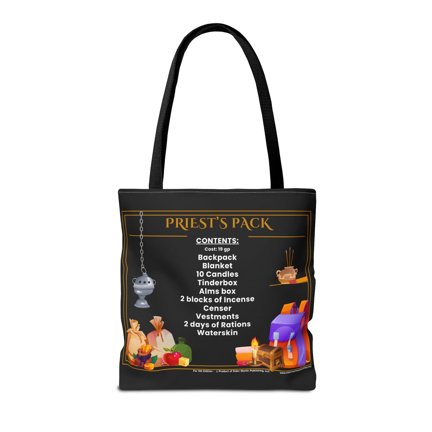 Tote Bag - Priest's Pack, 5e 2014