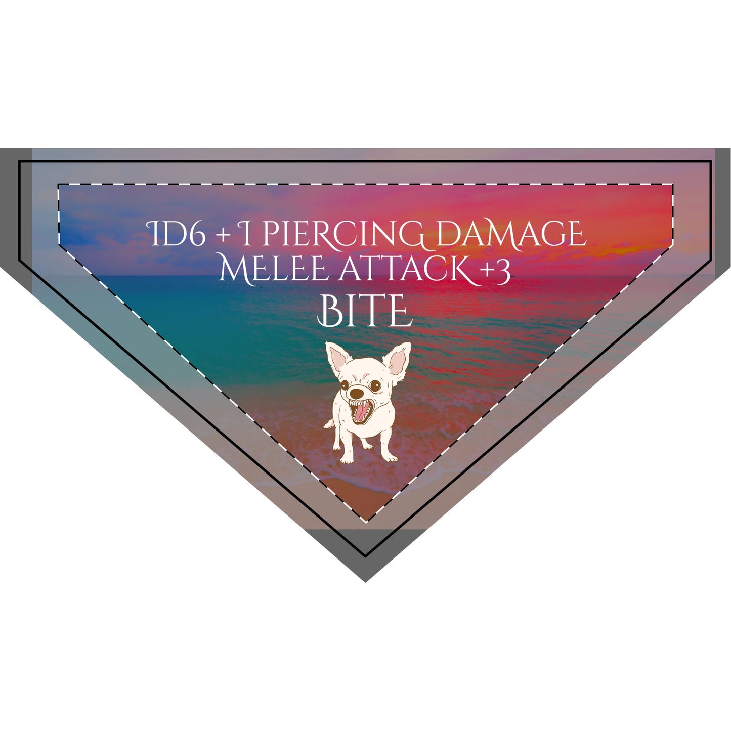 Clip-on Pet Bandana for Dogs – BITE DPS - Seaside Sunset