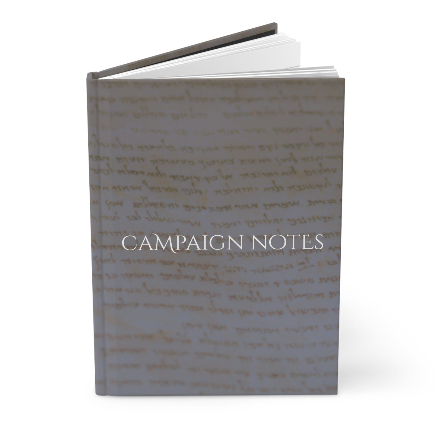 Campaign Notebook, Hardcover Journal, lined - Pale Parchment