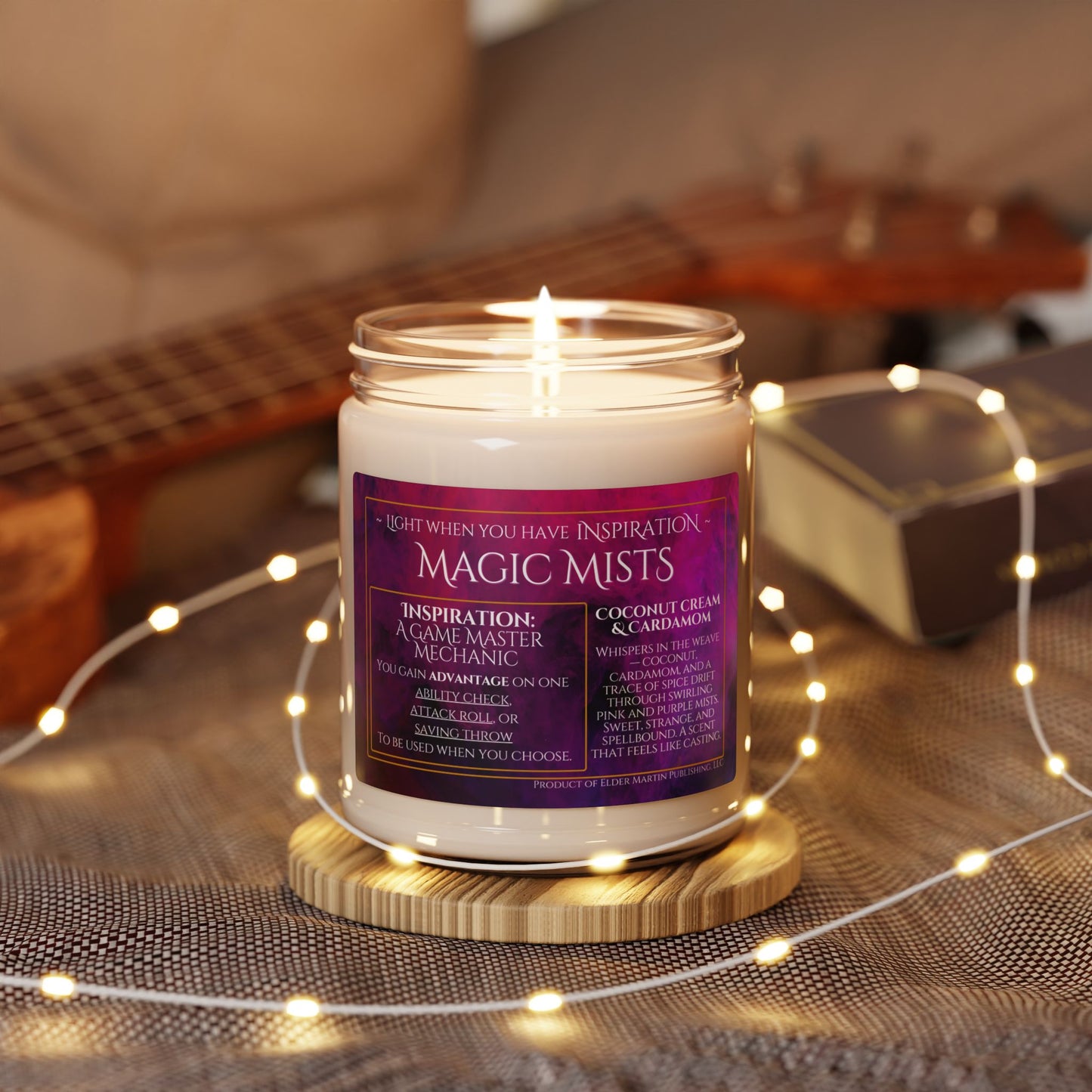 Inspiration Soy Candle | 9oz Magic Mists - Coconut Cream & Cardamom Scent