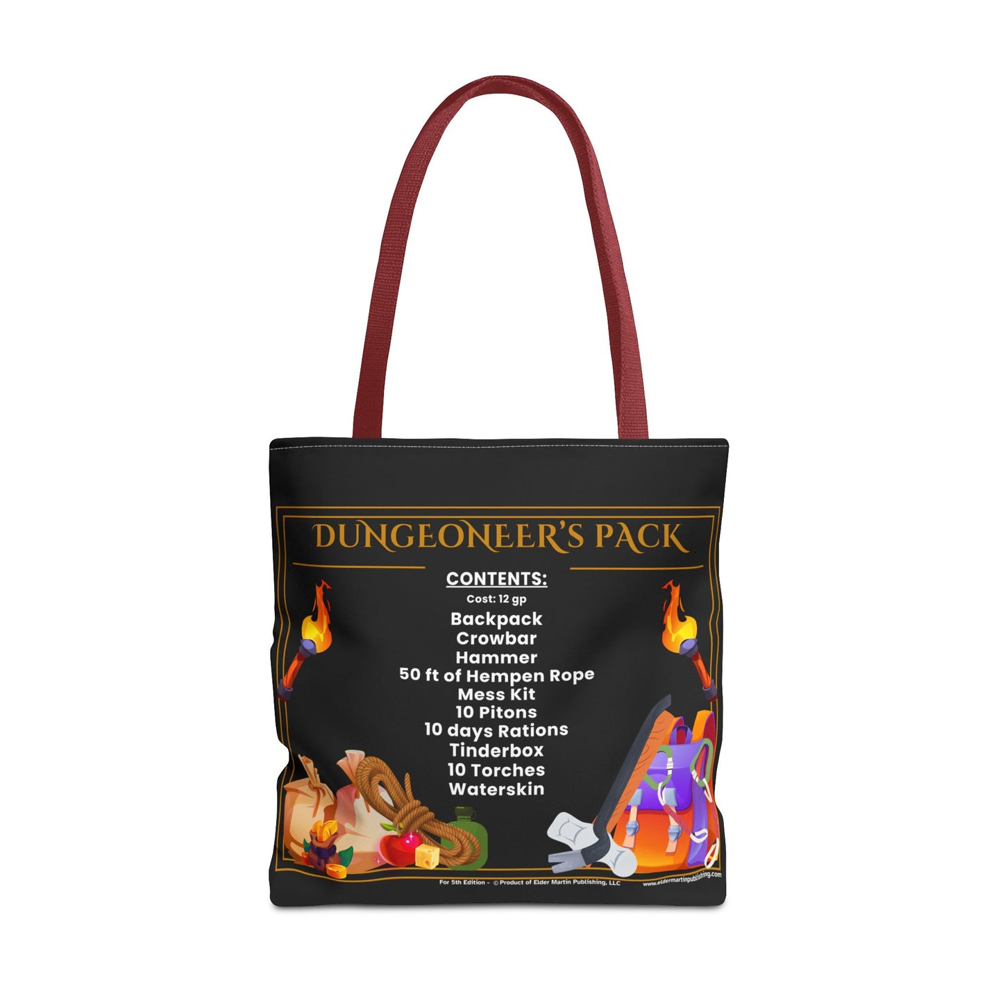 Tote Bag - Dungeoneer's Pack, 5e 2014
