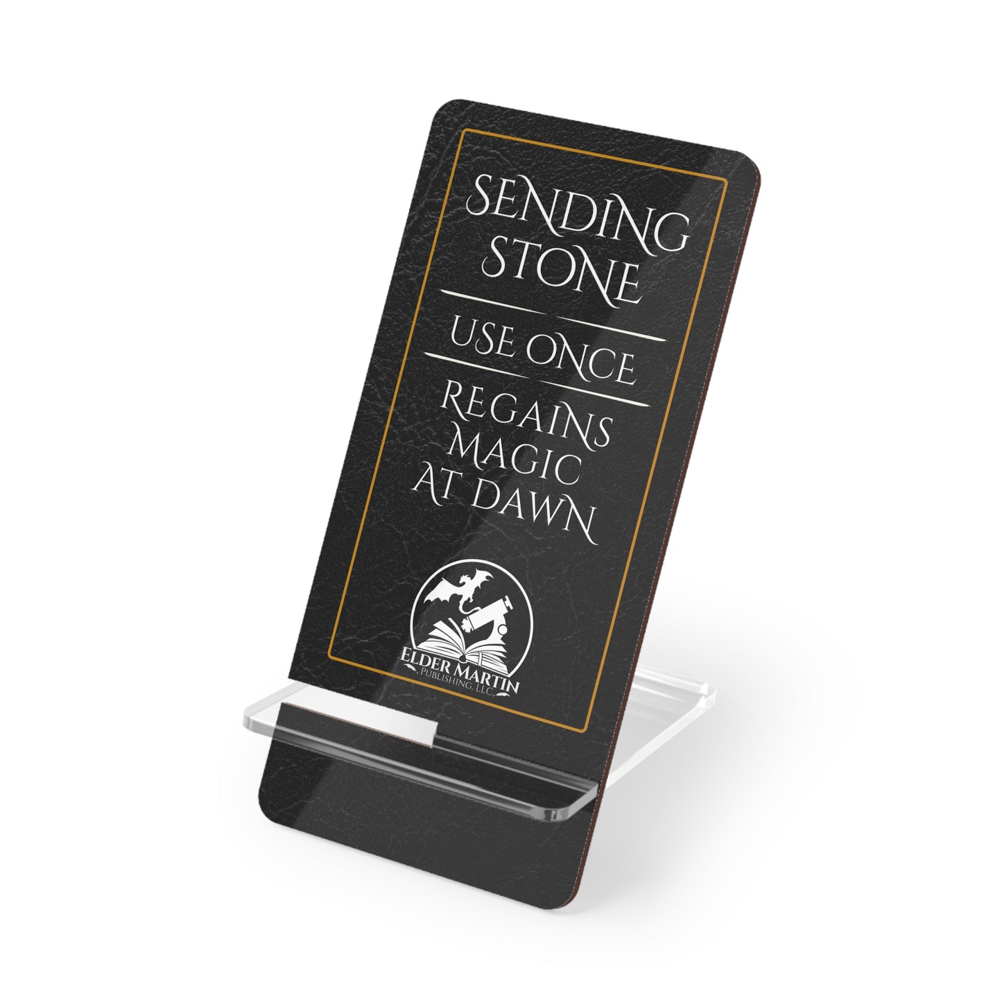 Sending Stone Smartphone Display Stand - Lurking Leather
