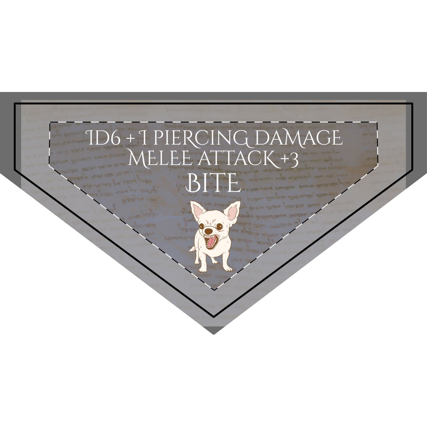 Clip-on Pet Bandana for Dogs – BITE DPS - Pale Parchment