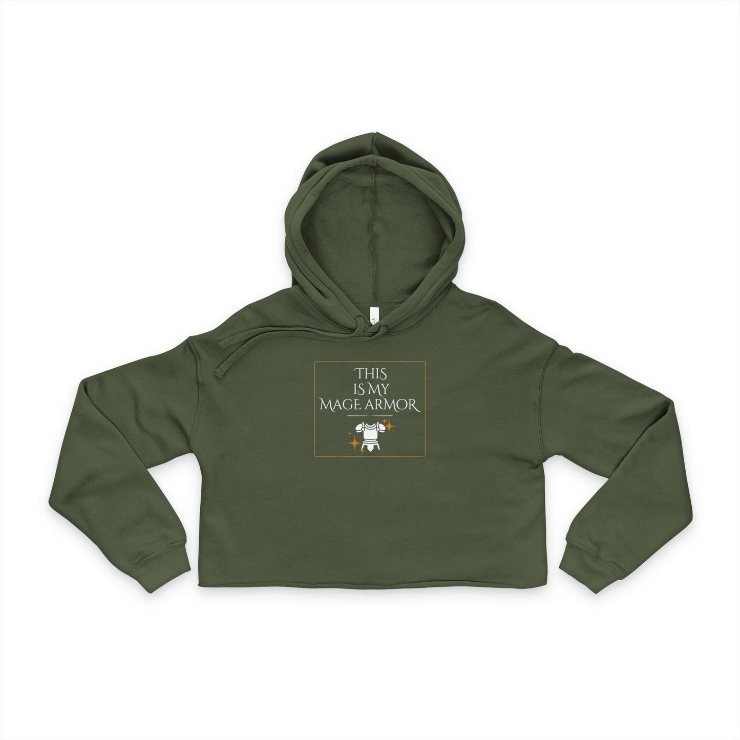 Cropped Hoodie - This is My Mage Armor