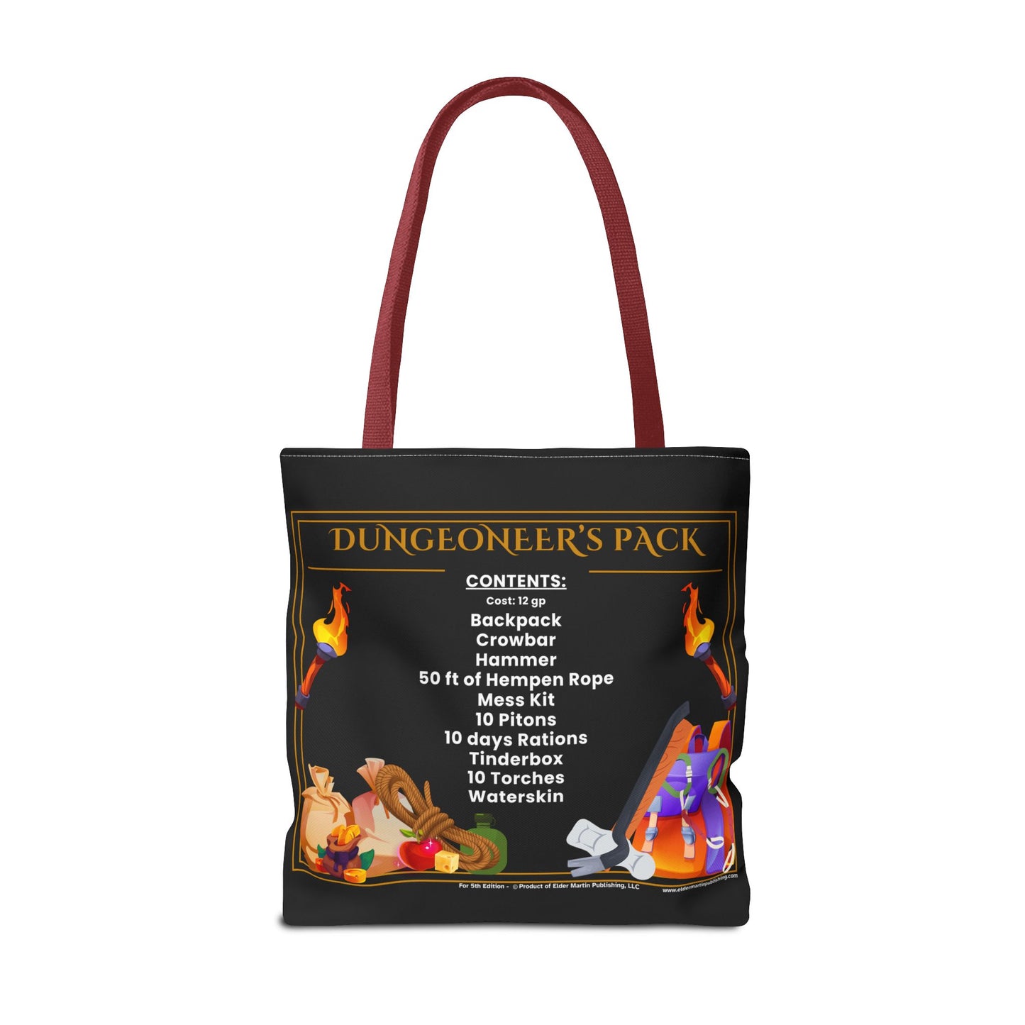 Tote Bag - Dungeoneer's Pack, 5e 2014