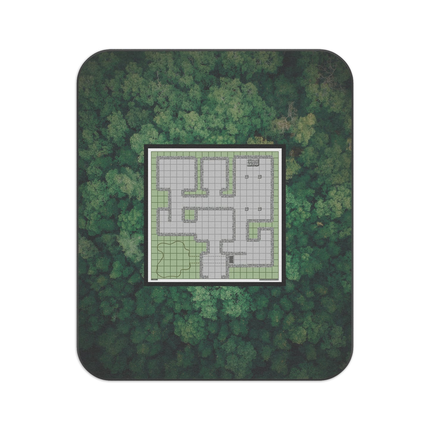 Battle Map Picnic Blanket - Dungeon