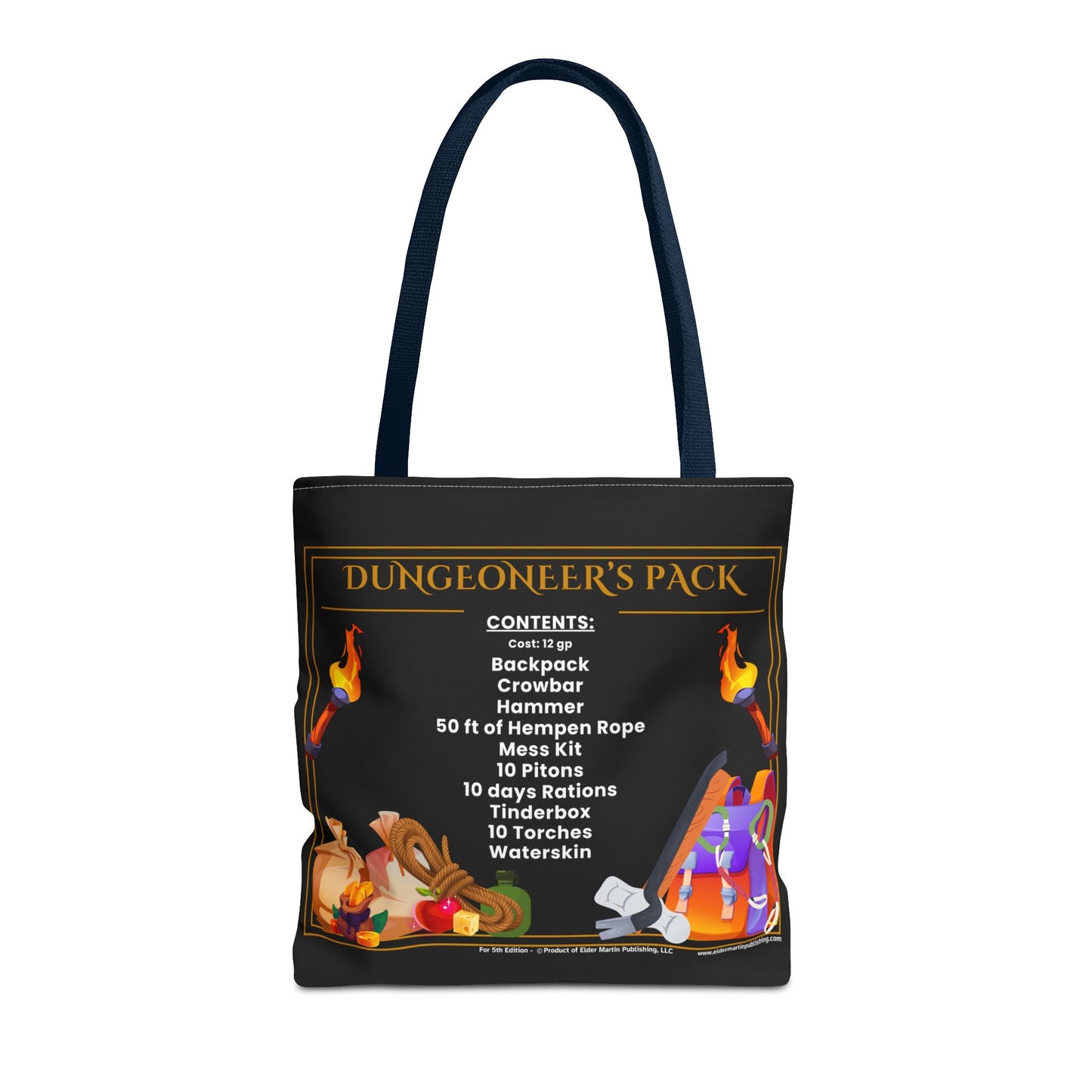 Tote Bag - Dungeoneer's Pack, 5e 2014