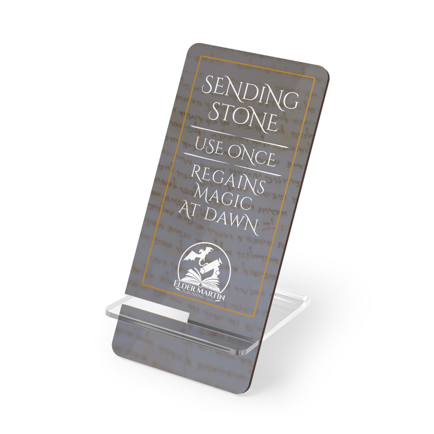 Sending Stone Smartphone Display Stand - Pale Parchment