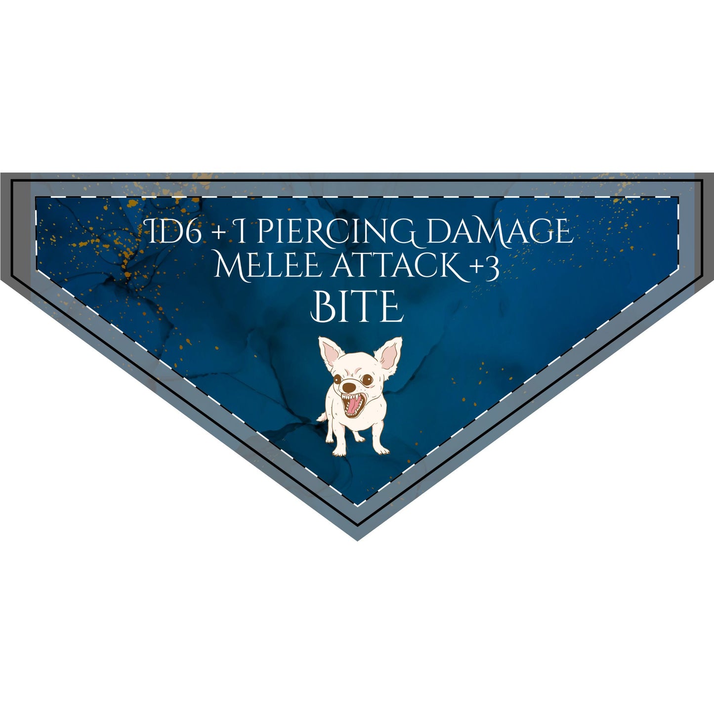Clip-on Pet Bandana for Dogs – BITE DPS - Martial Marble