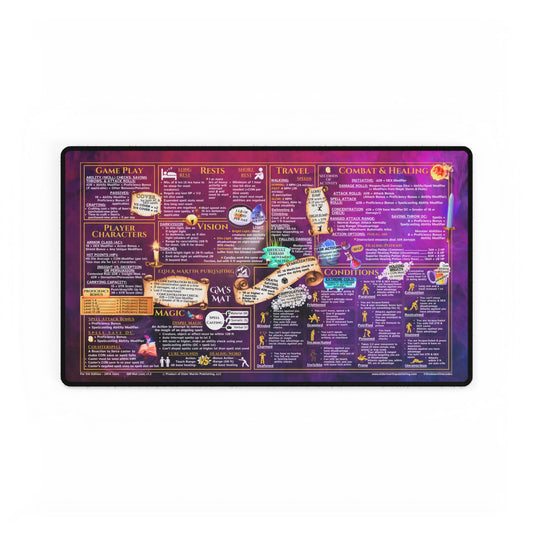 Game Master Deskmat for 5th Edition 2014 Mechanics, standard size, Magic Mists