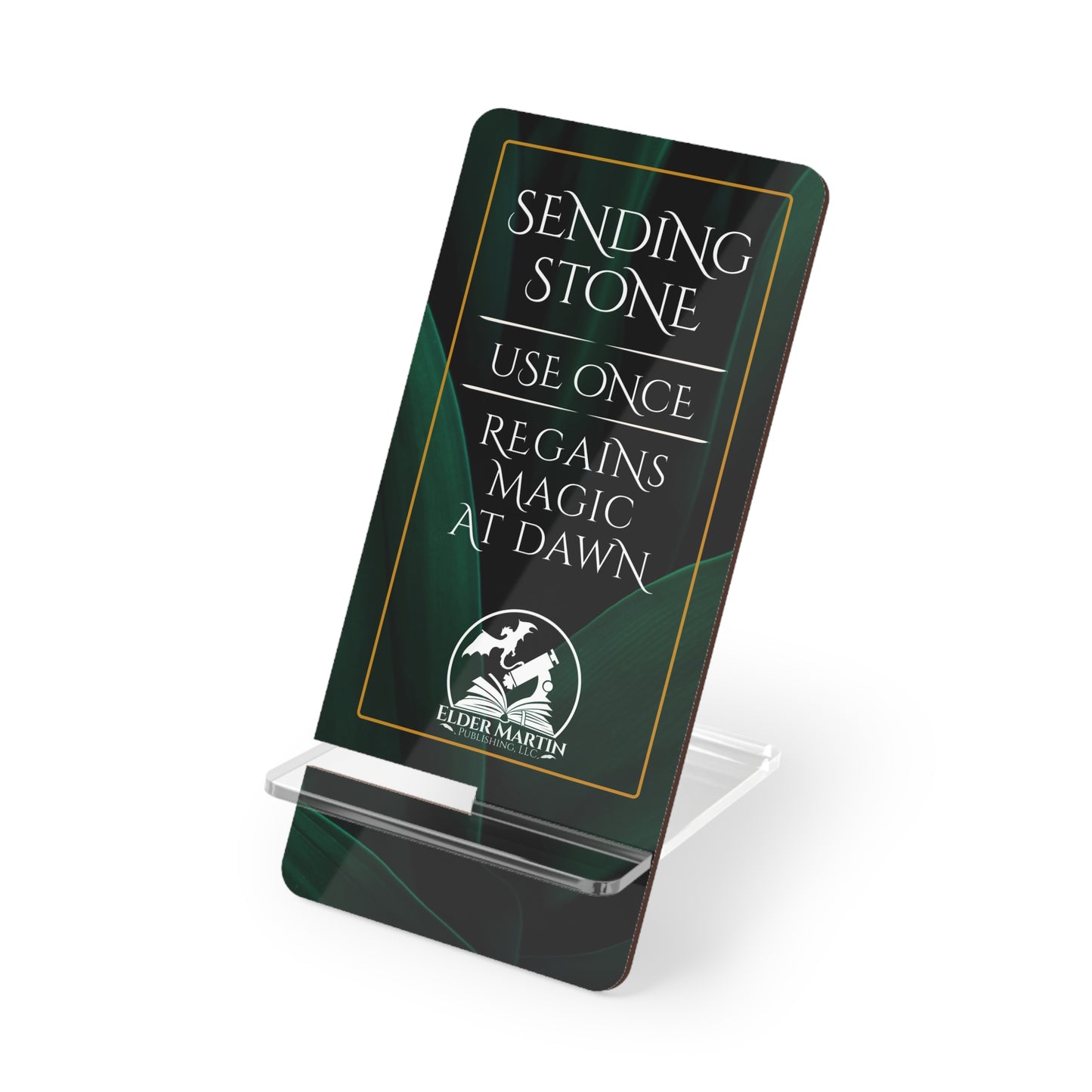Sending Stone Smartphone Display Stand - Lush Leaves