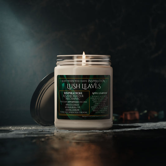 Inspiration Soy Candle | 9oz Lush Leaves - Apple Harvest Scent