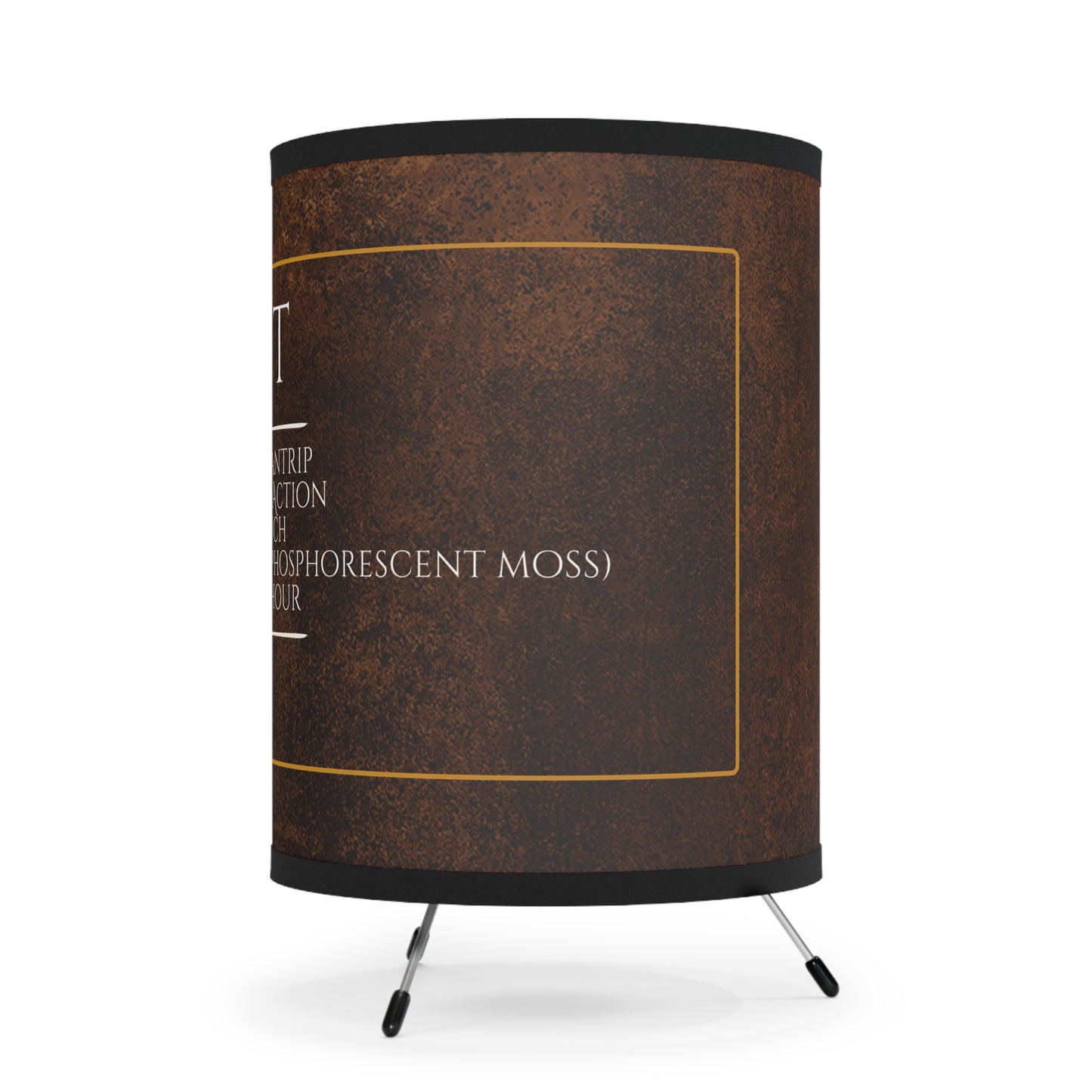 Light Spell Tripod Lamp with High-Res Printed Shade - Crafter's Copper