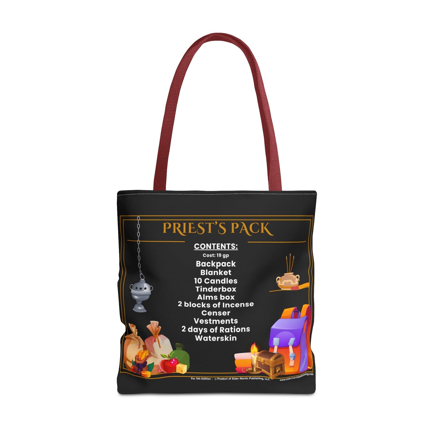 Tote Bag - Priest's Pack, 5e 2014