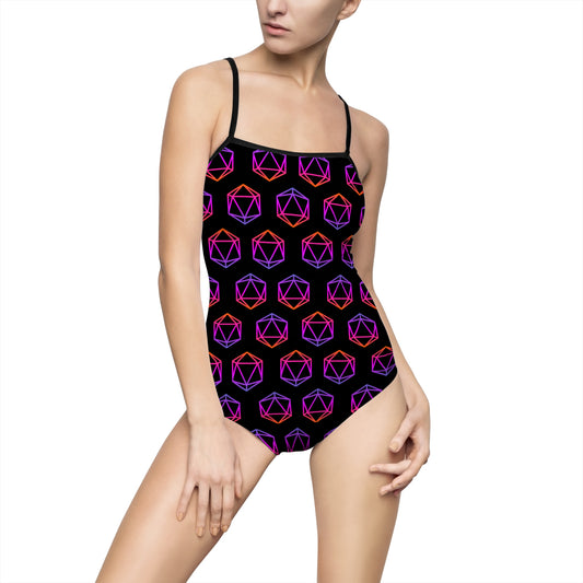 D20 Strappy One Piece Swimsuit