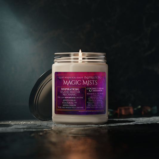 Inspiration Soy Candle | 9oz Magic Mists - Coconut Cream & Cardamom Scent