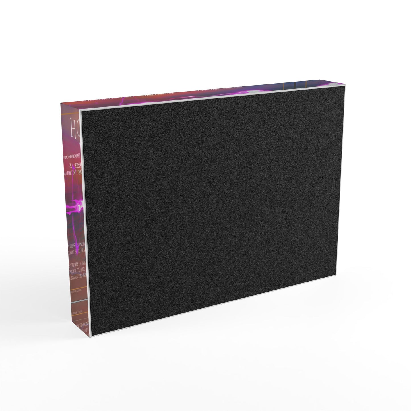 Acrylic Spell Block - ELDRITCH BLAST - Seaside Sunset