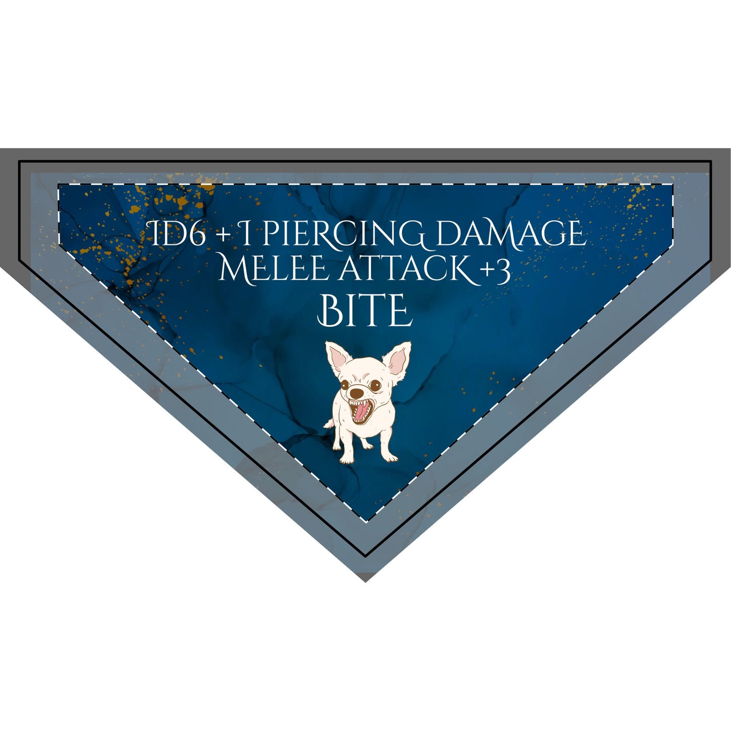 Clip-on Pet Bandana for Dogs – BITE DPS - Martial Marble