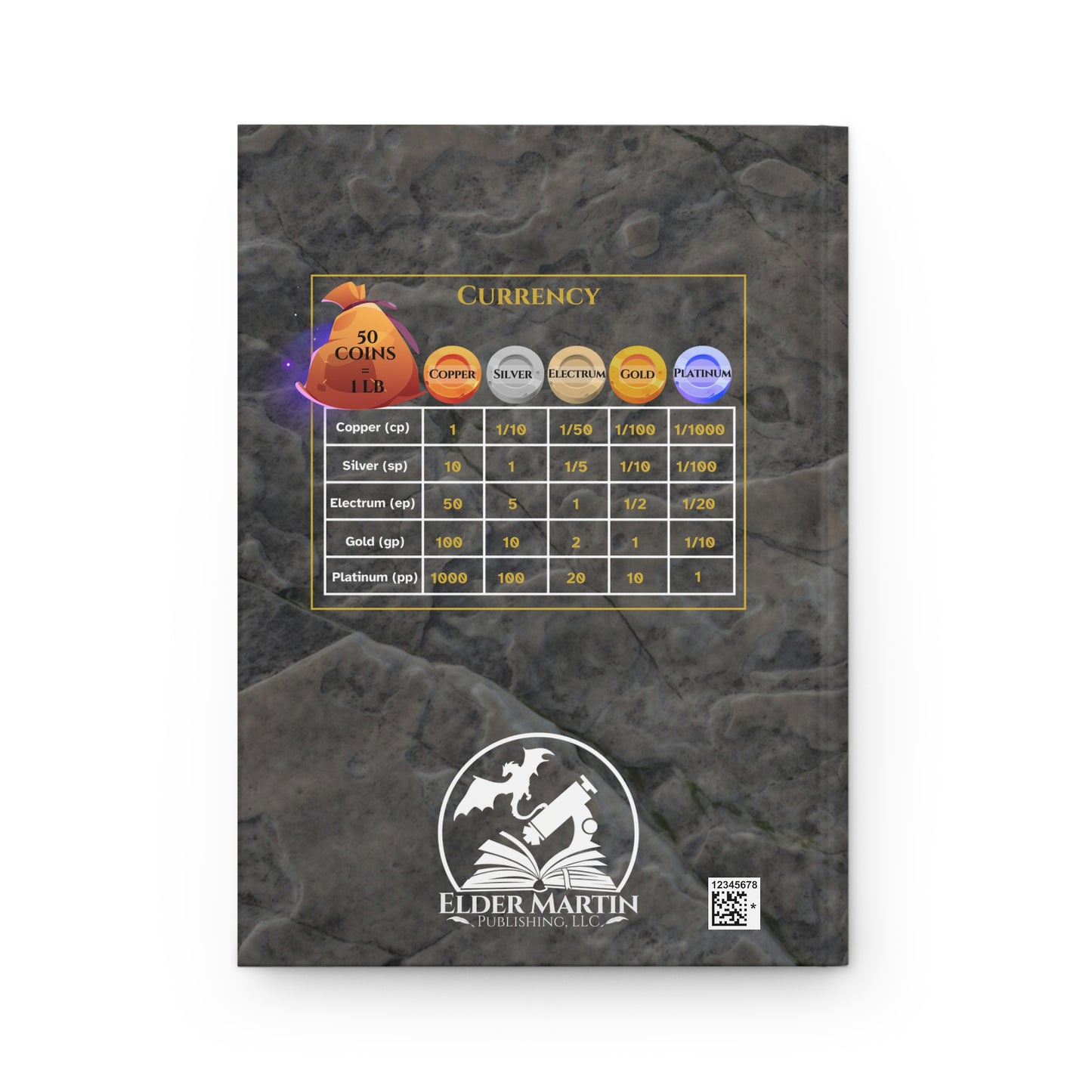 Campaign Notebook, Hardcover Journal, lined - Dungeon Deep