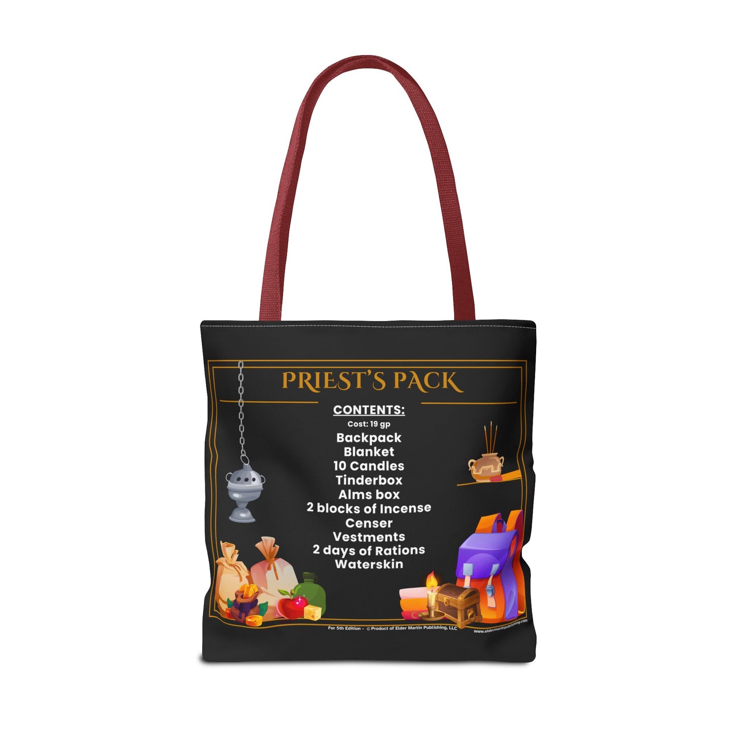Tote Bag - Priest's Pack, 5e 2014