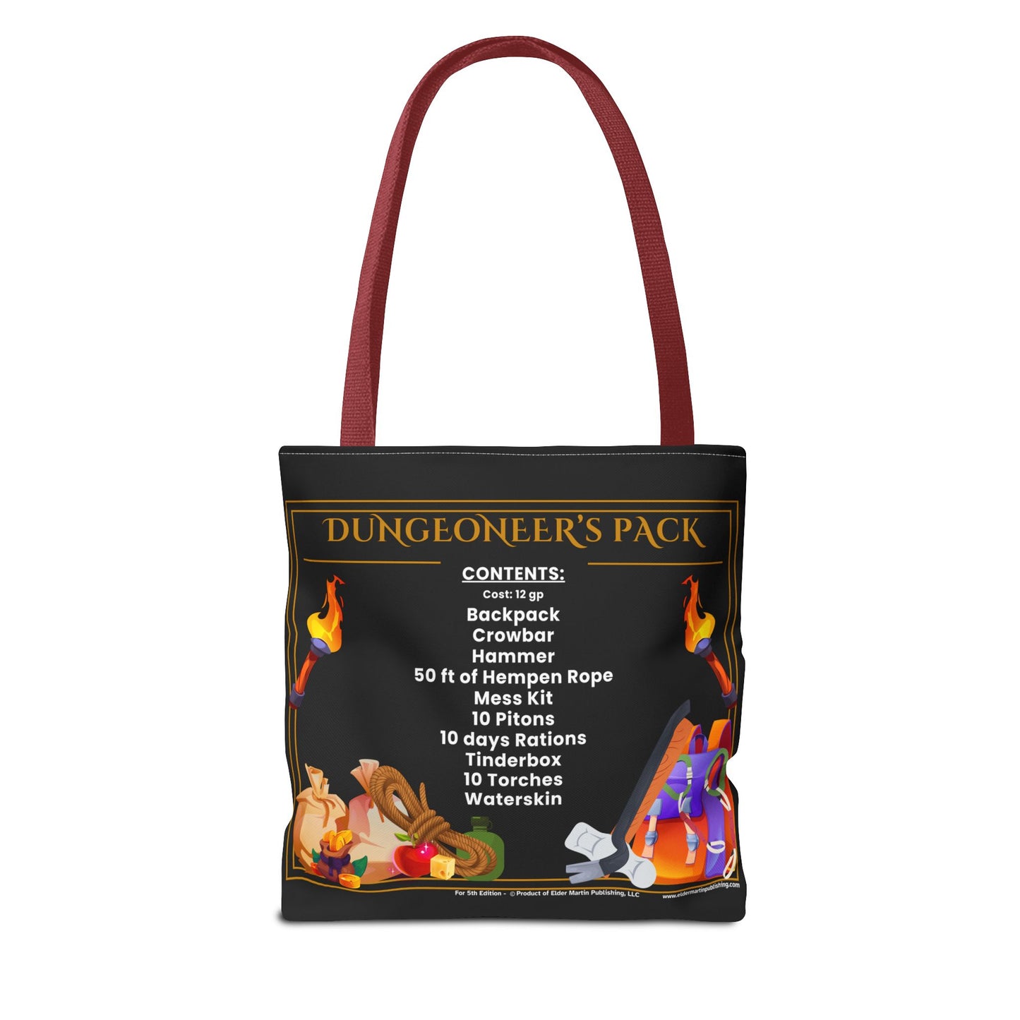 Tote Bag - Dungeoneer's Pack, 5e 2014