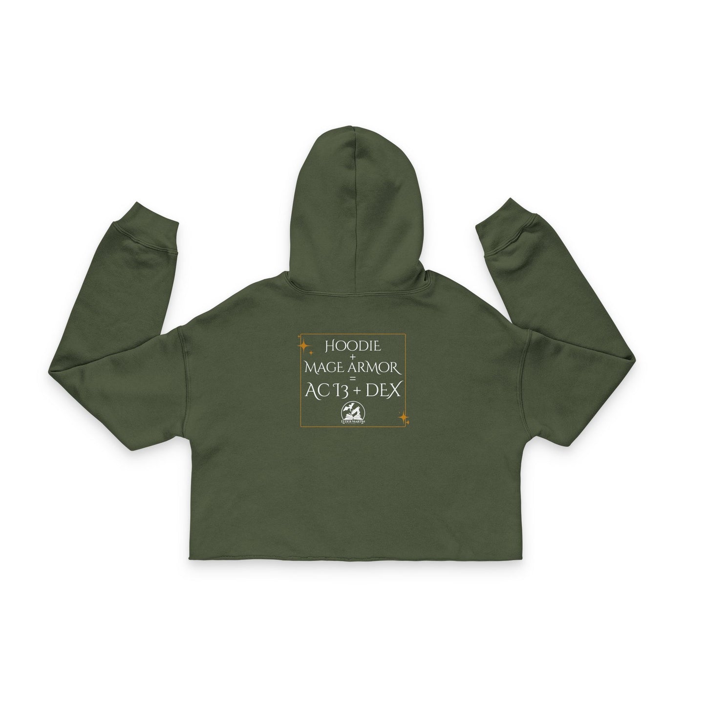 Cropped Hoodie - This is My Mage Armor
