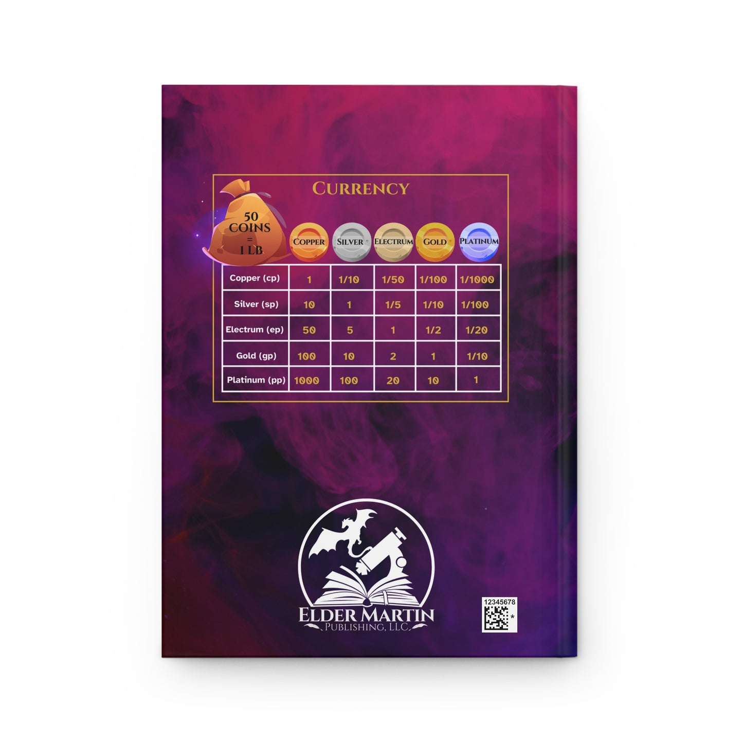 Campaign Notebook, Hardcover Journal, lined - Magic Mists