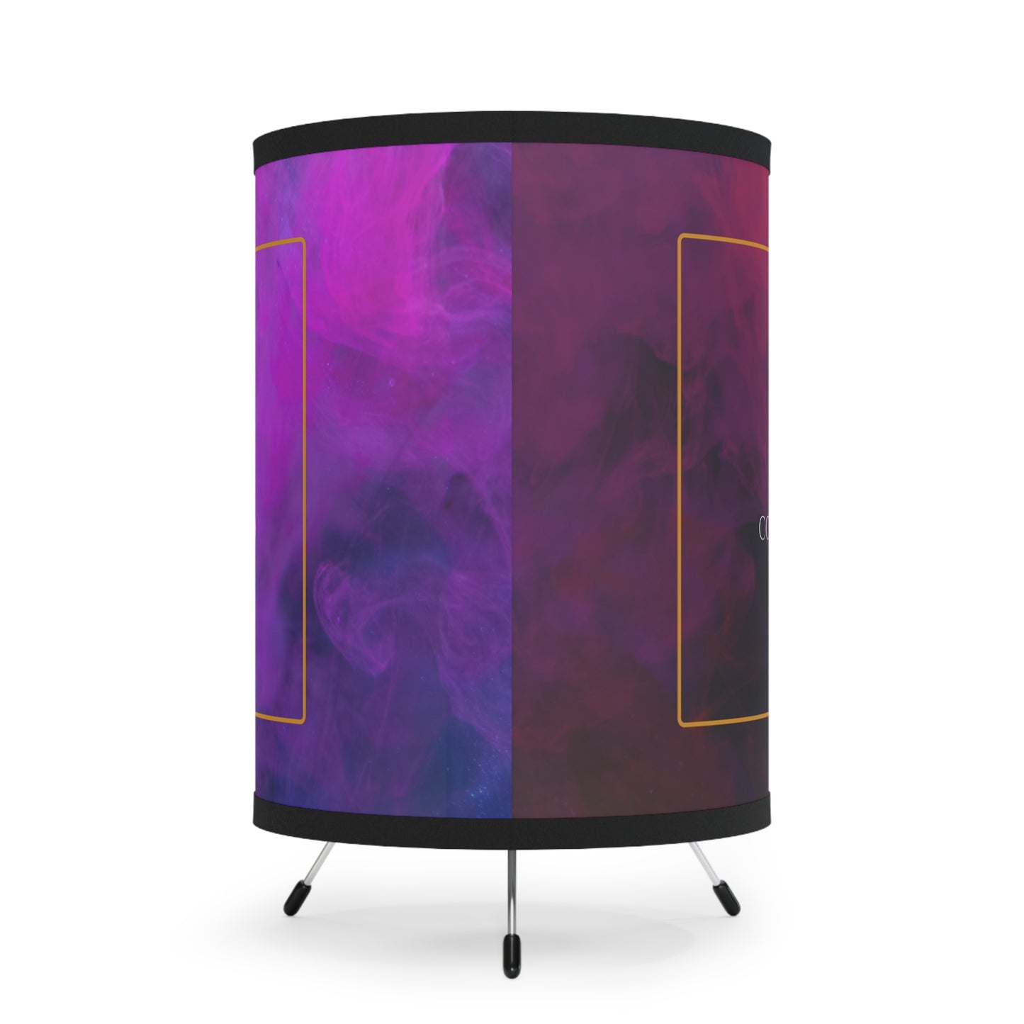 Light Spell Tripod Lamp with High-Res Printed Shade - Magic Mists
