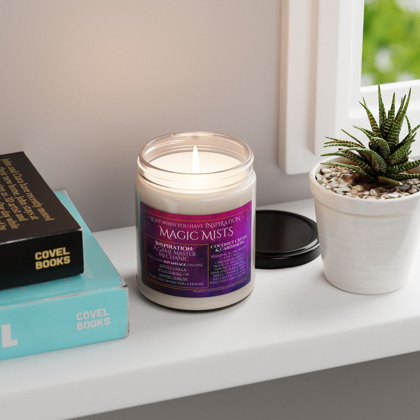 Inspiration Soy Candle | 9oz Magic Mists - Coconut Cream & Cardamom Scent