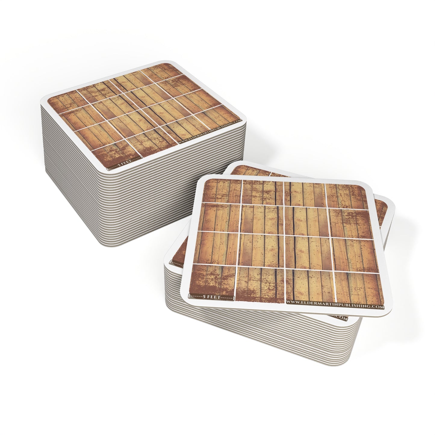 Disposable Dungeon Tiles - Set of 50/100 - Wood