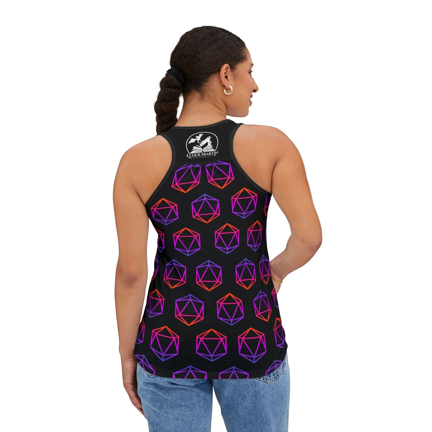 D20 Racerback Tank, womens