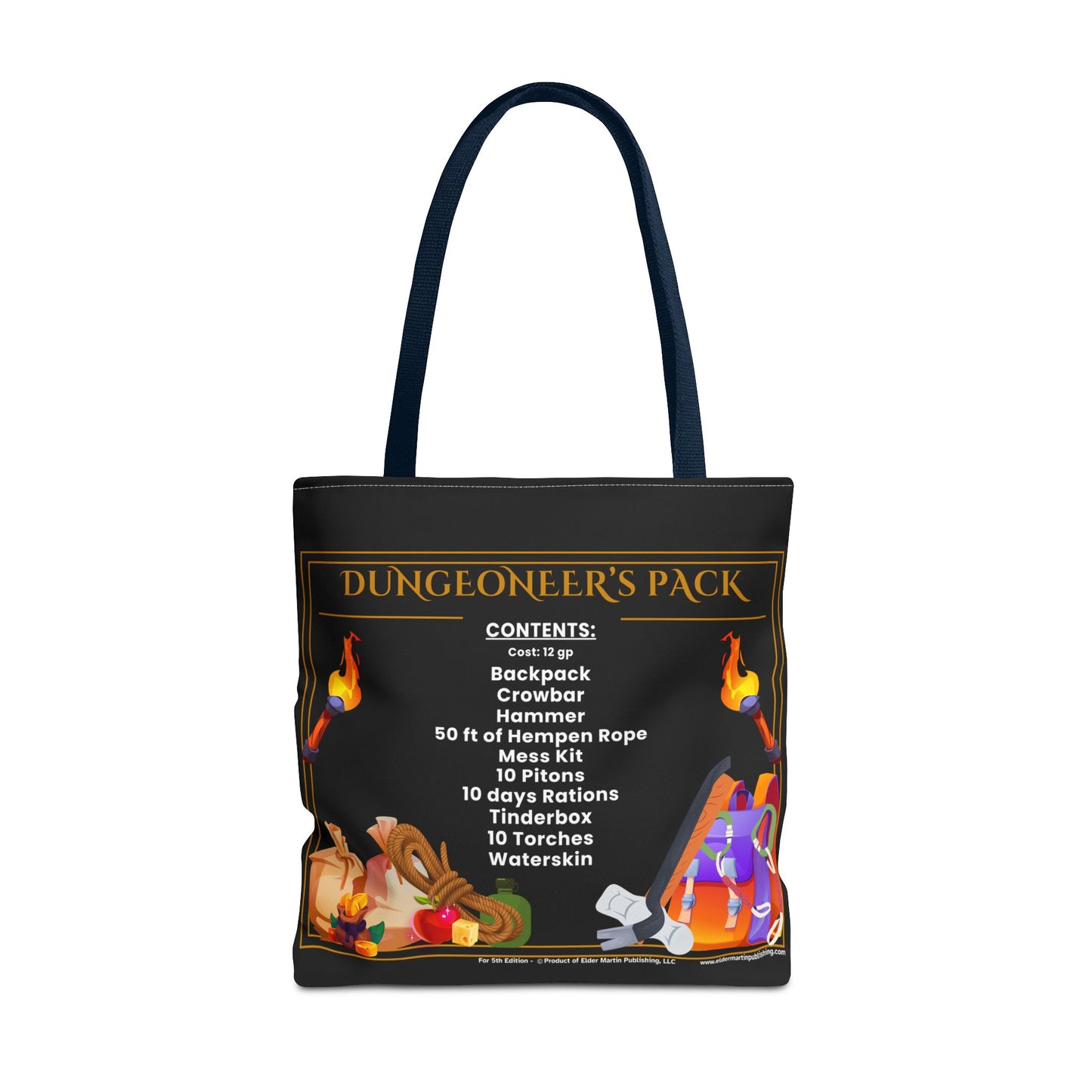 Tote Bag - Dungeoneer's Pack, 5e 2014