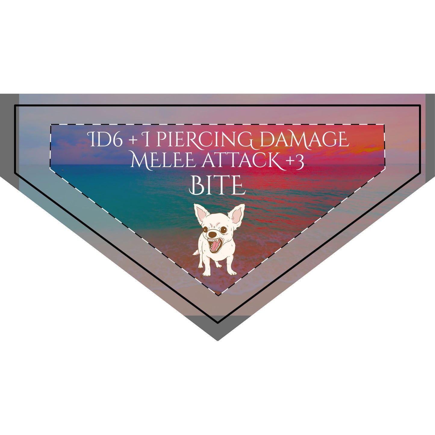 Clip-on Pet Bandana for Dogs – BITE DPS - Seaside Sunset