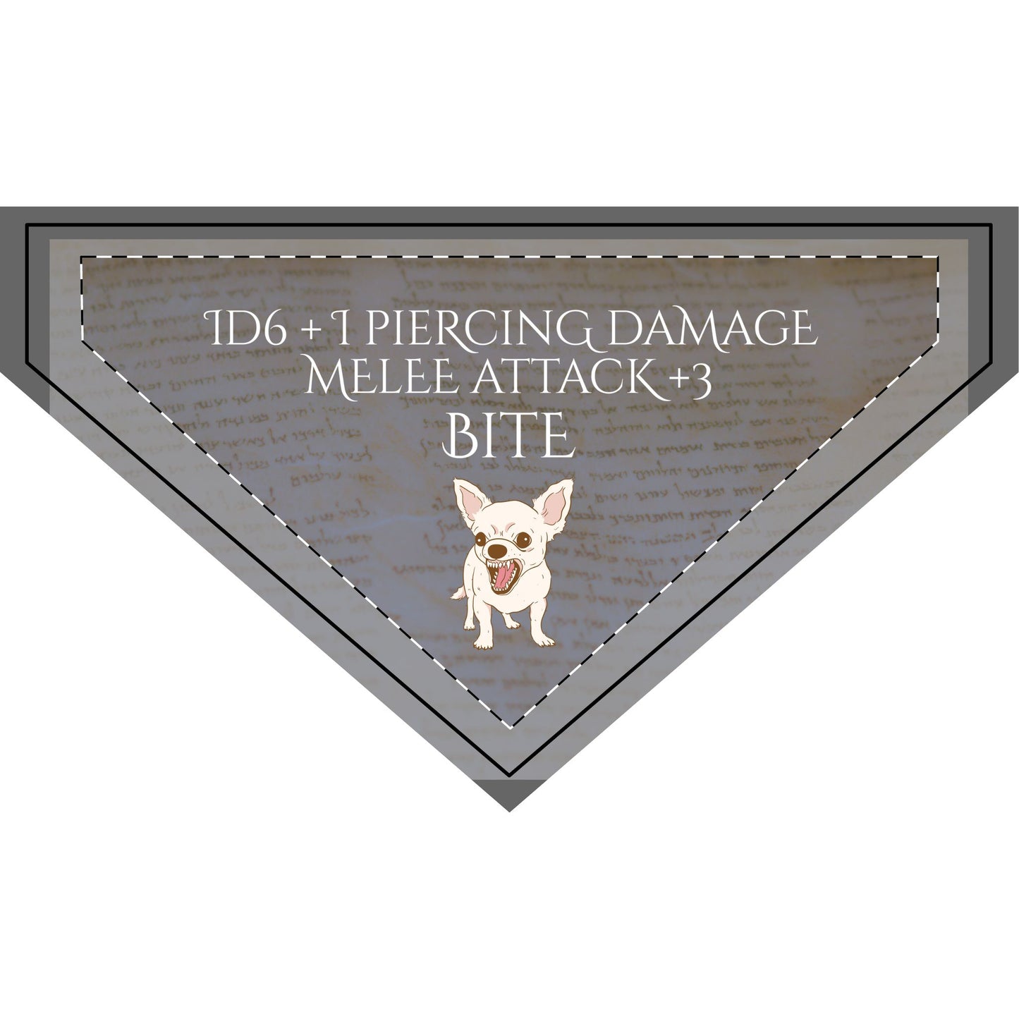Clip-on Pet Bandana for Dogs – BITE DPS - Pale Parchment