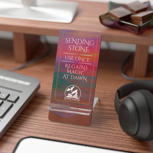 Sending Stone Smartphone Display Stand - Seaside Sunset