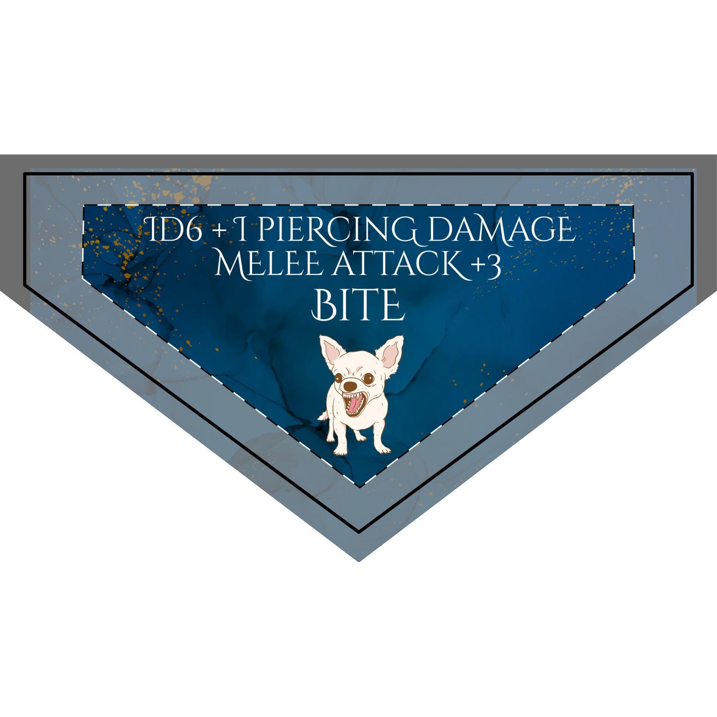 Clip-on Pet Bandana for Dogs – BITE DPS - Martial Marble