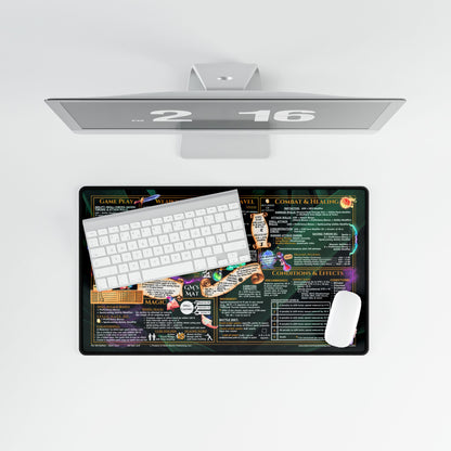 Game Master Mat for 5th Edition 2024 Mechanics, game size, Lush Leaves
