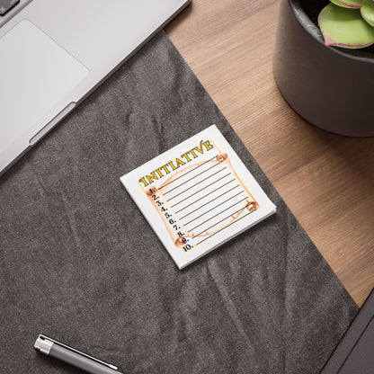 Initiative List Notepad — Decorative 10-Point Post-it® Note Pad