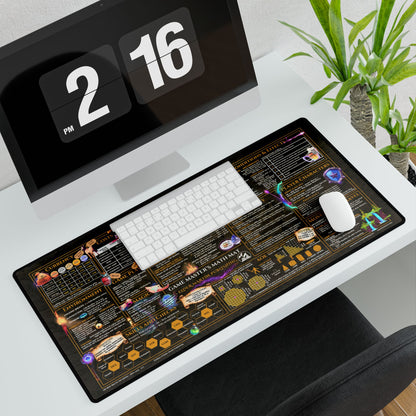 Game Master Deskmat for 5th Edition 2014 Mechanics, premium size, Old Map