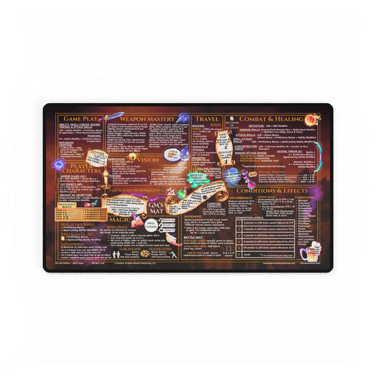 Game Master Mat for 5th Edition 2024 Mechanics, game size, Vampire Village