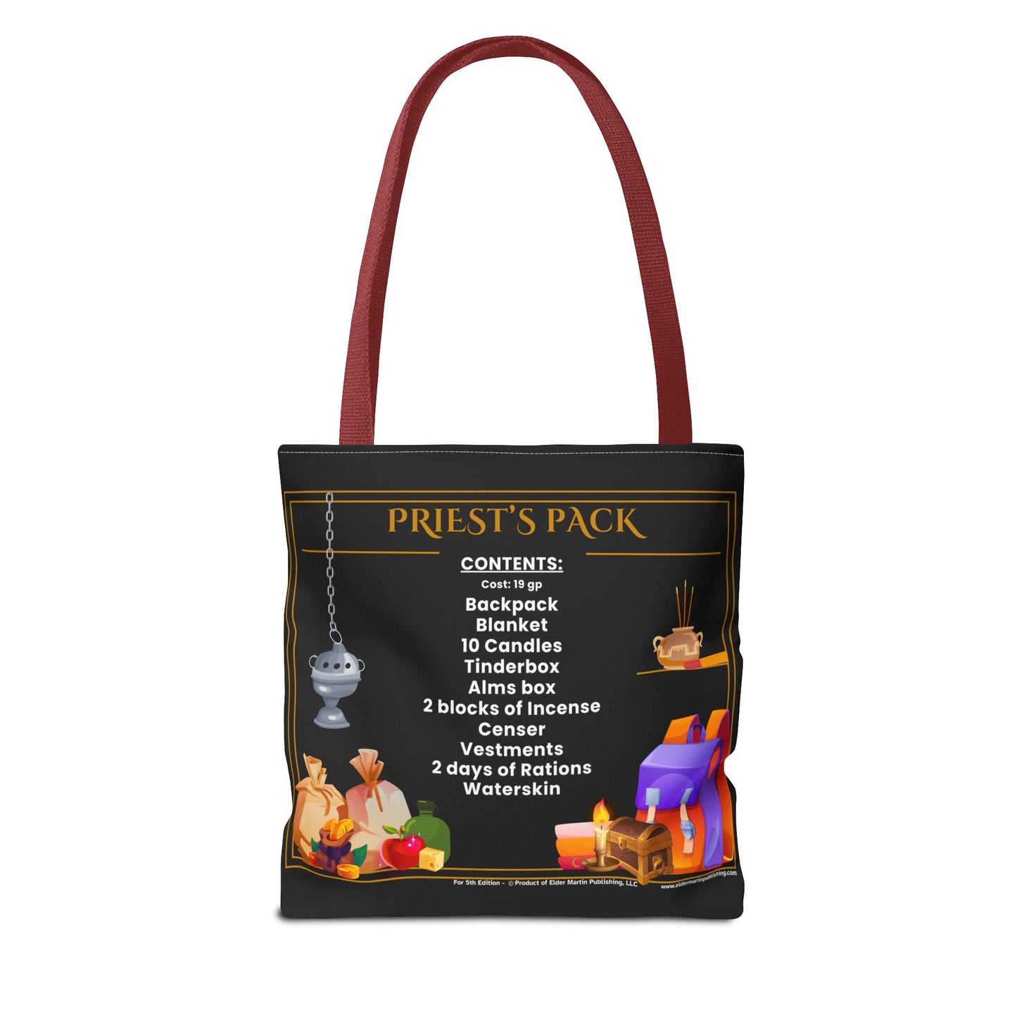 Tote Bag - Priest's Pack, 5e 2014