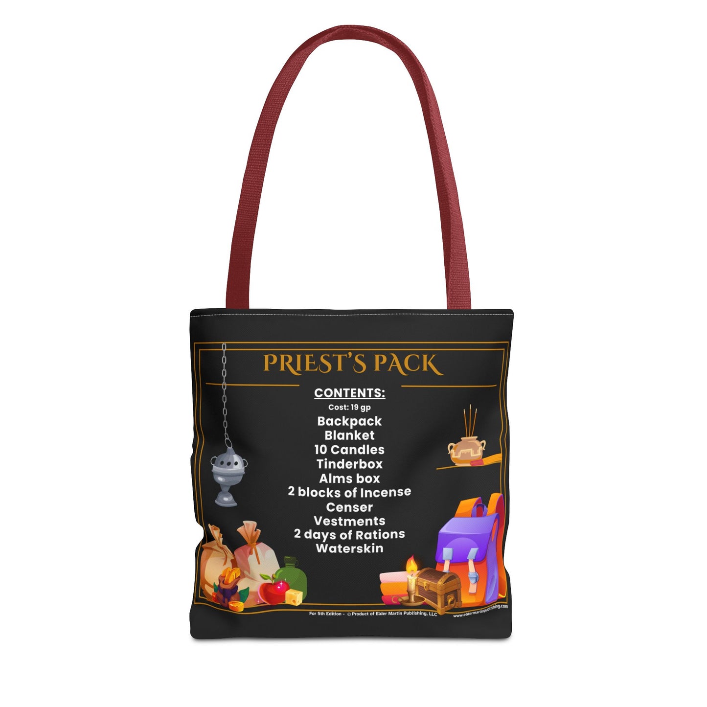 Tote Bag - Priest's Pack, 5e 2014