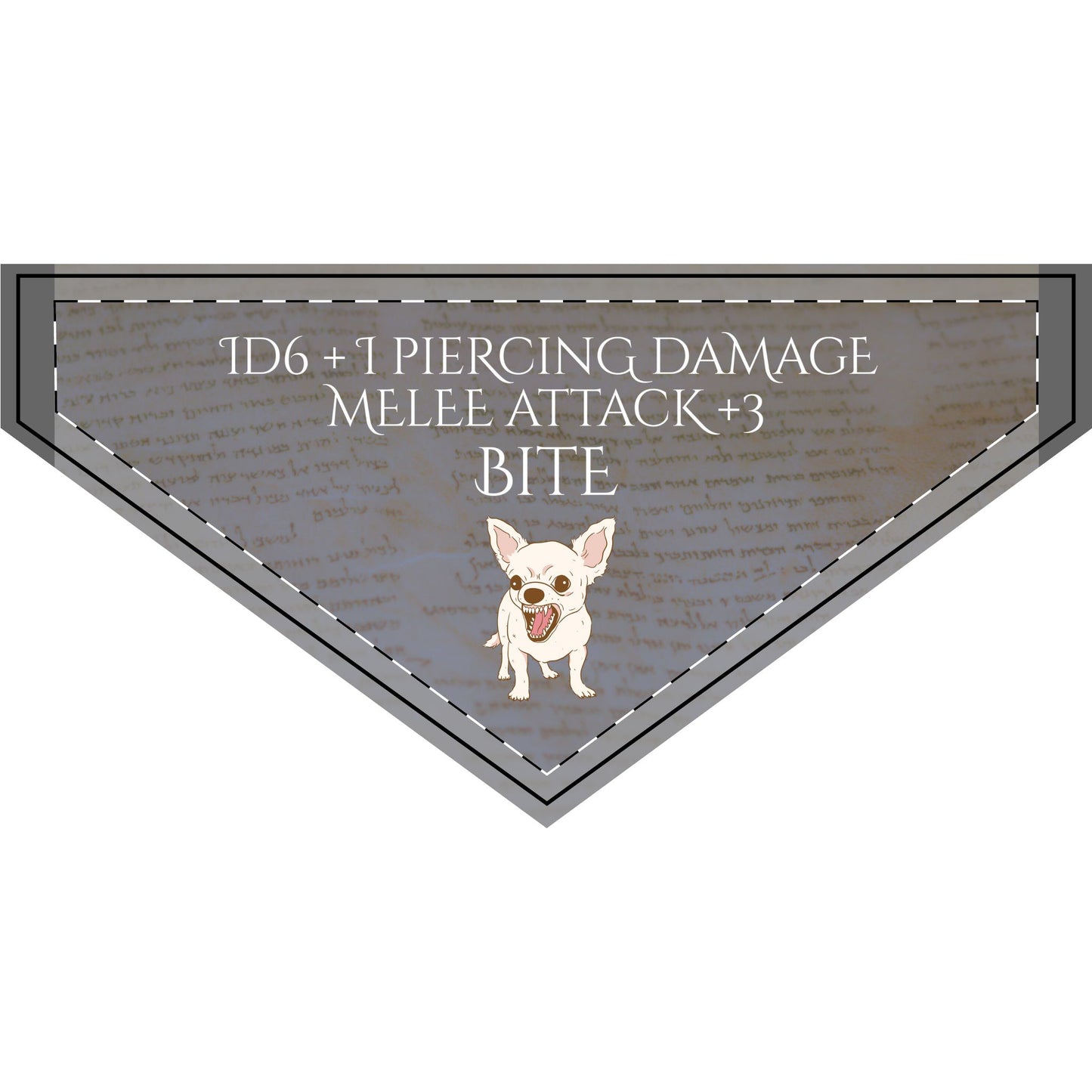 Clip-on Pet Bandana for Dogs – BITE DPS - Pale Parchment