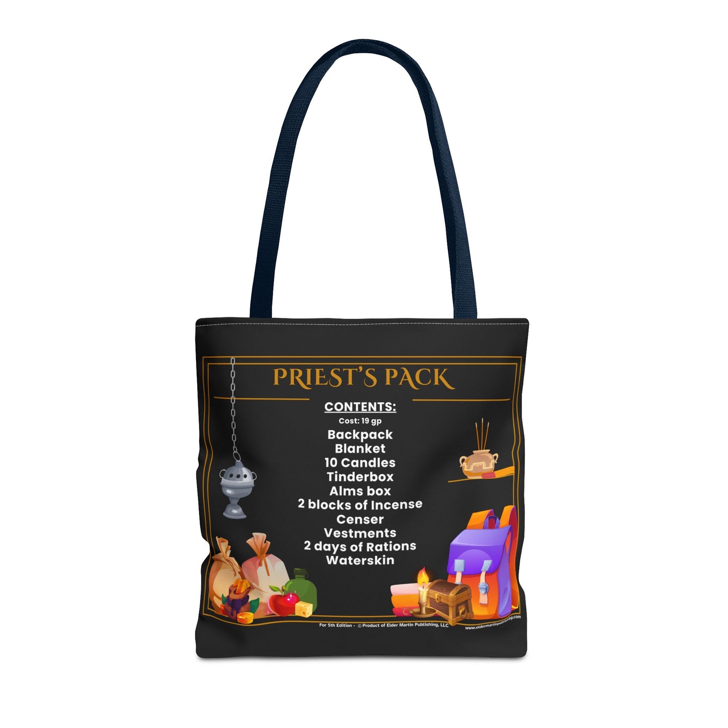 Tote Bag - Priest's Pack, 5e 2014