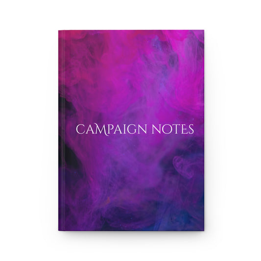 Campaign Notebook, Hardcover Journal, lined - Magic Mists