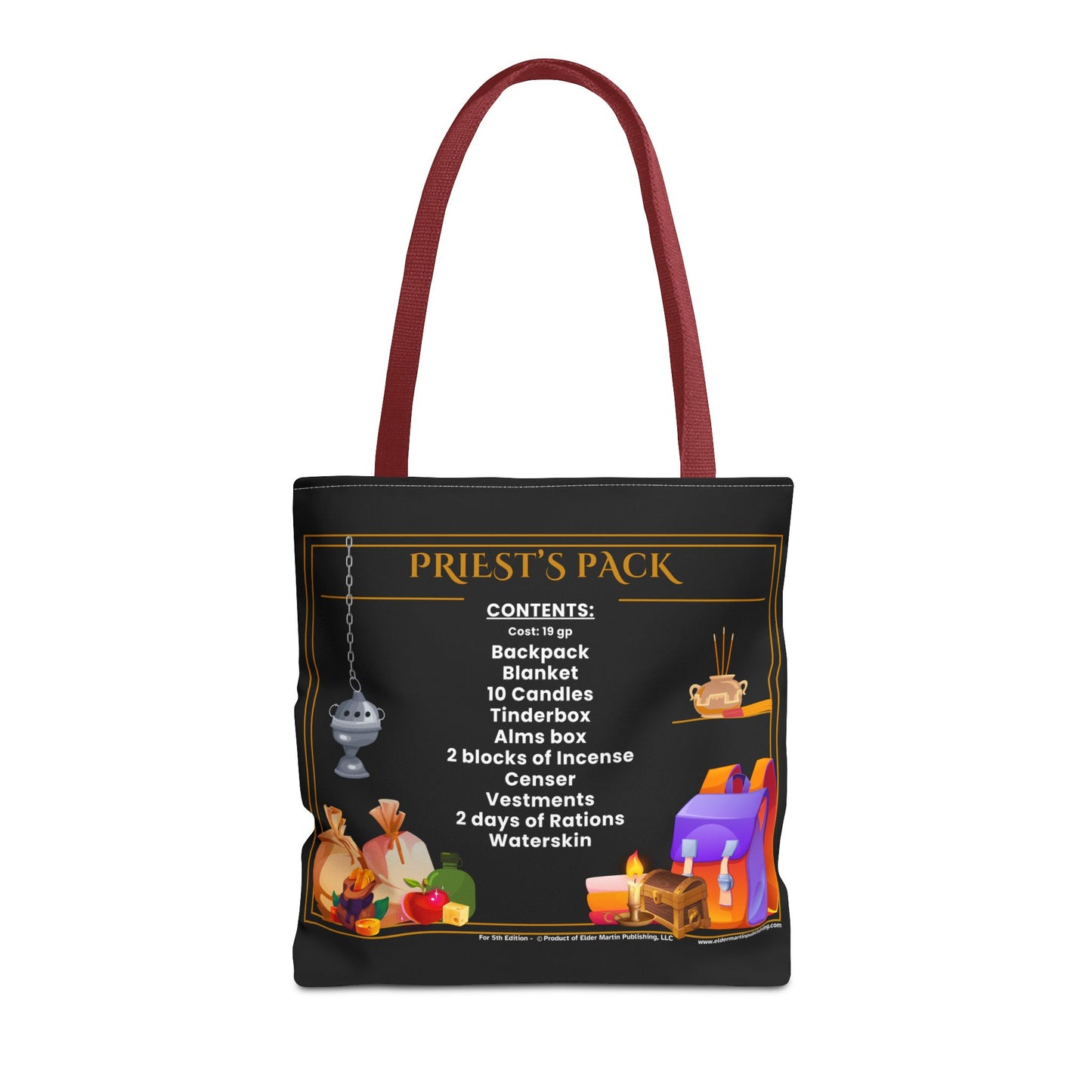Tote Bag - Priest's Pack, 5e 2014